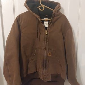 Vtg Carharrtt Brown Men's Work Jacket